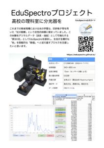 手作り分光器「EduSpectro」
